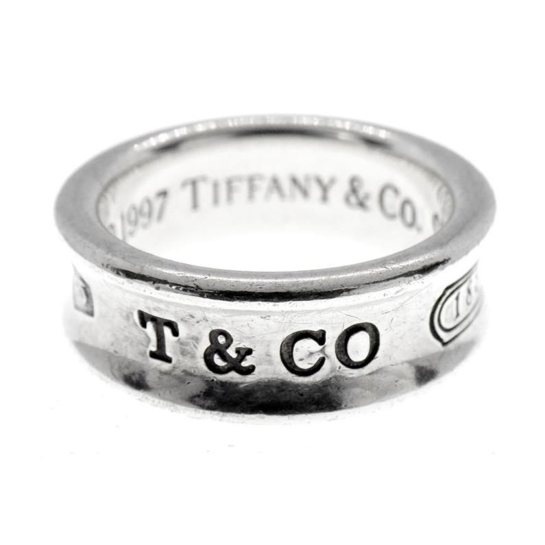 ティファニー TIFFANY&Co 【 1837 】 ナロー シルバー リング 49844