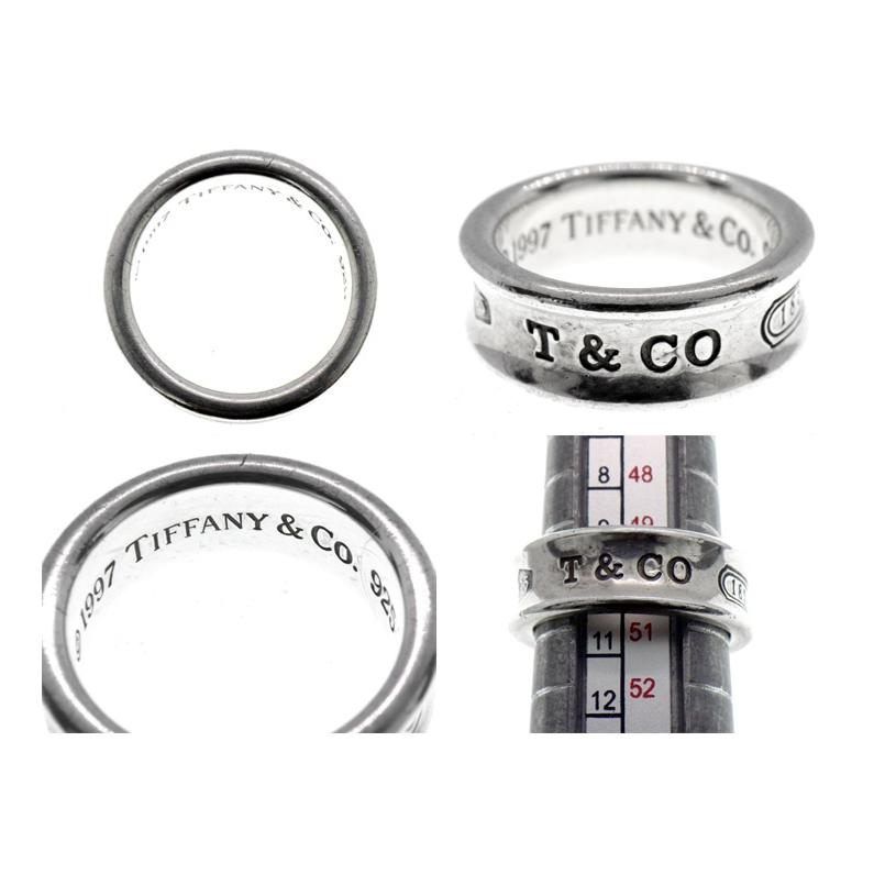 ティファニー TIFFANY&Co 【 1837 】 ナロー シルバー リング 49844