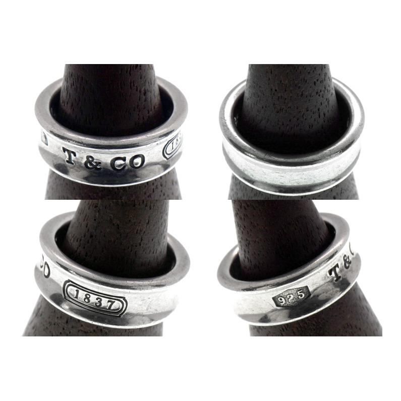 ティファニー TIFFANY&Co 【 1837 】 ナロー シルバー リング 49844
