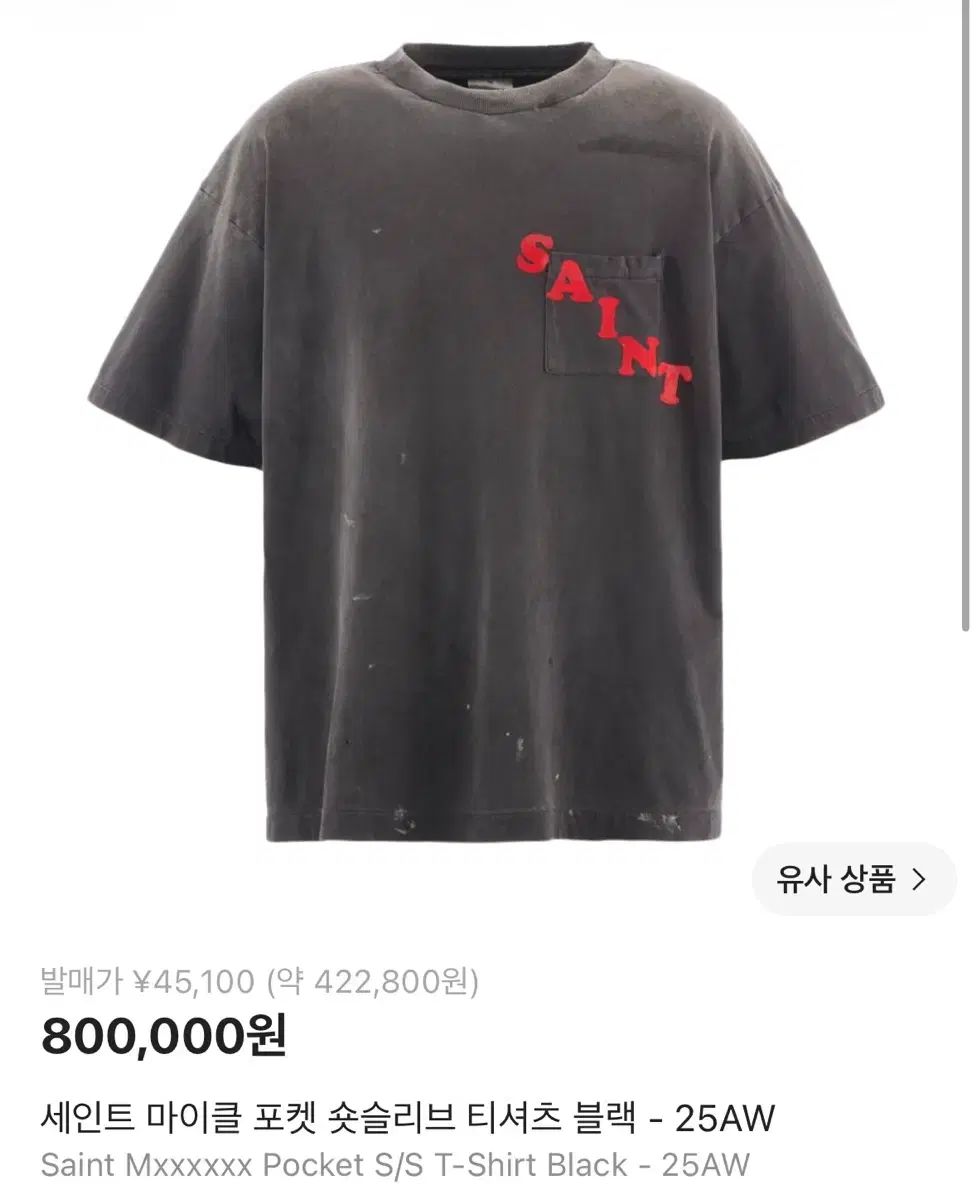 L 新品 SAINT MICHAEL(セント マイケル) ポケット 半袖 Tシャツ