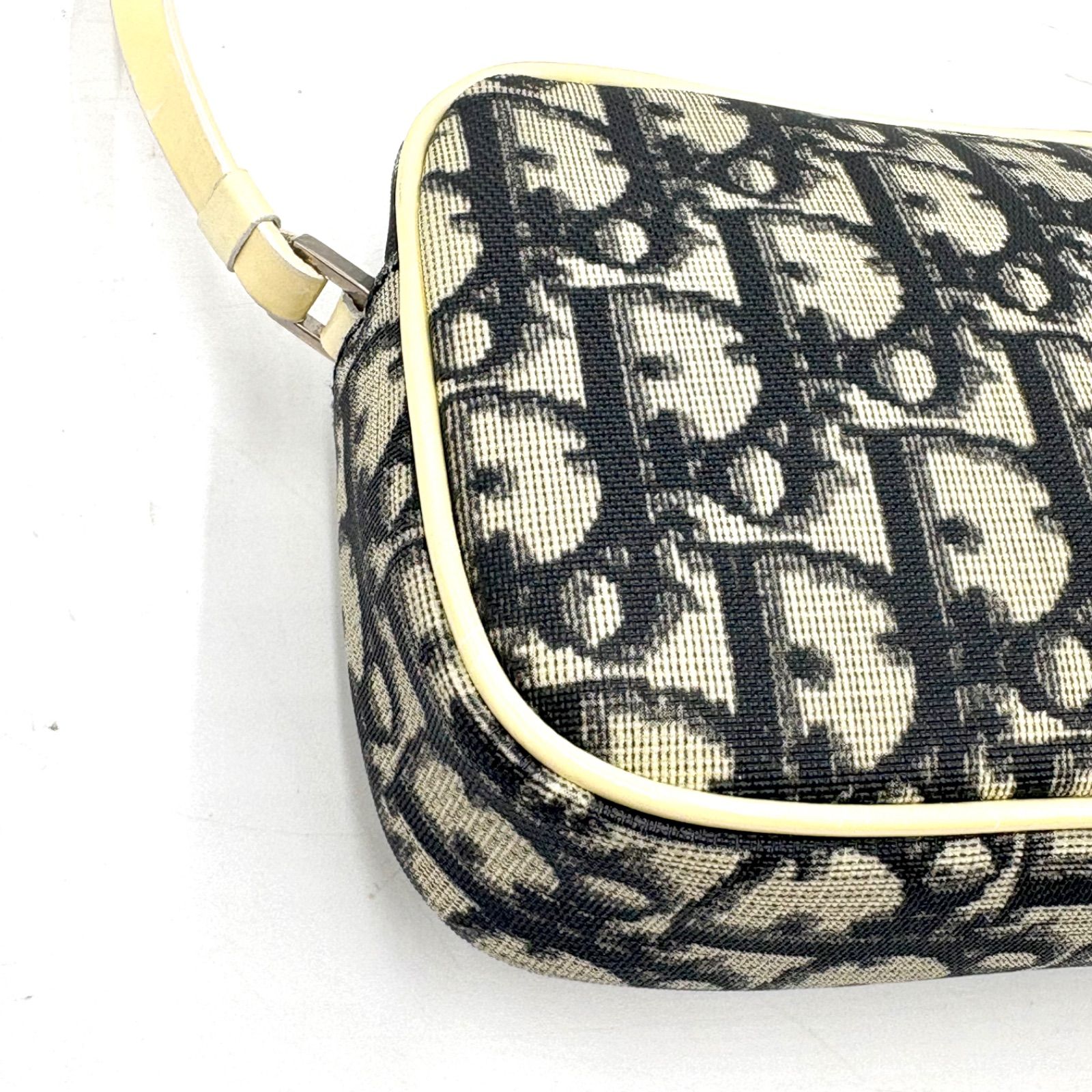 美品 Christian Dior トロッター柄 (アクセサリーポーチ)少々傷み 美品◎Christian Dior ナンバーライン No.1 トロッター 柄