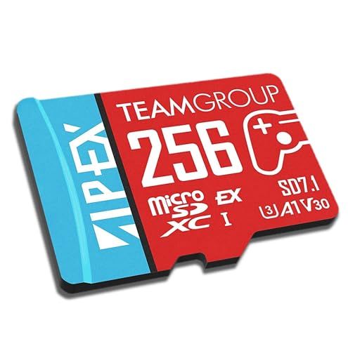 TEAMGROUP (旧称 Team) microSD Express カード 256GB 【 Nintendo Switch2 動作確認済み 】 APEX UHS-I U3 A1 V30 読出800MB/s 書込700MB/s PCデータ転送/4K動画撮影e