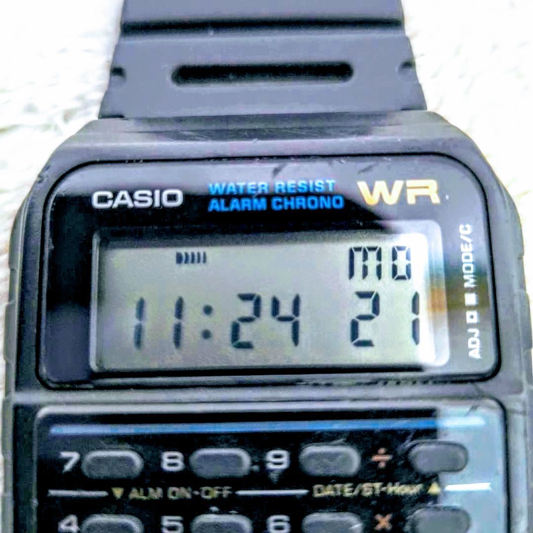 希少・日本製】カシオ データバンク CA-53W 電卓機能付 デジタル腕時計