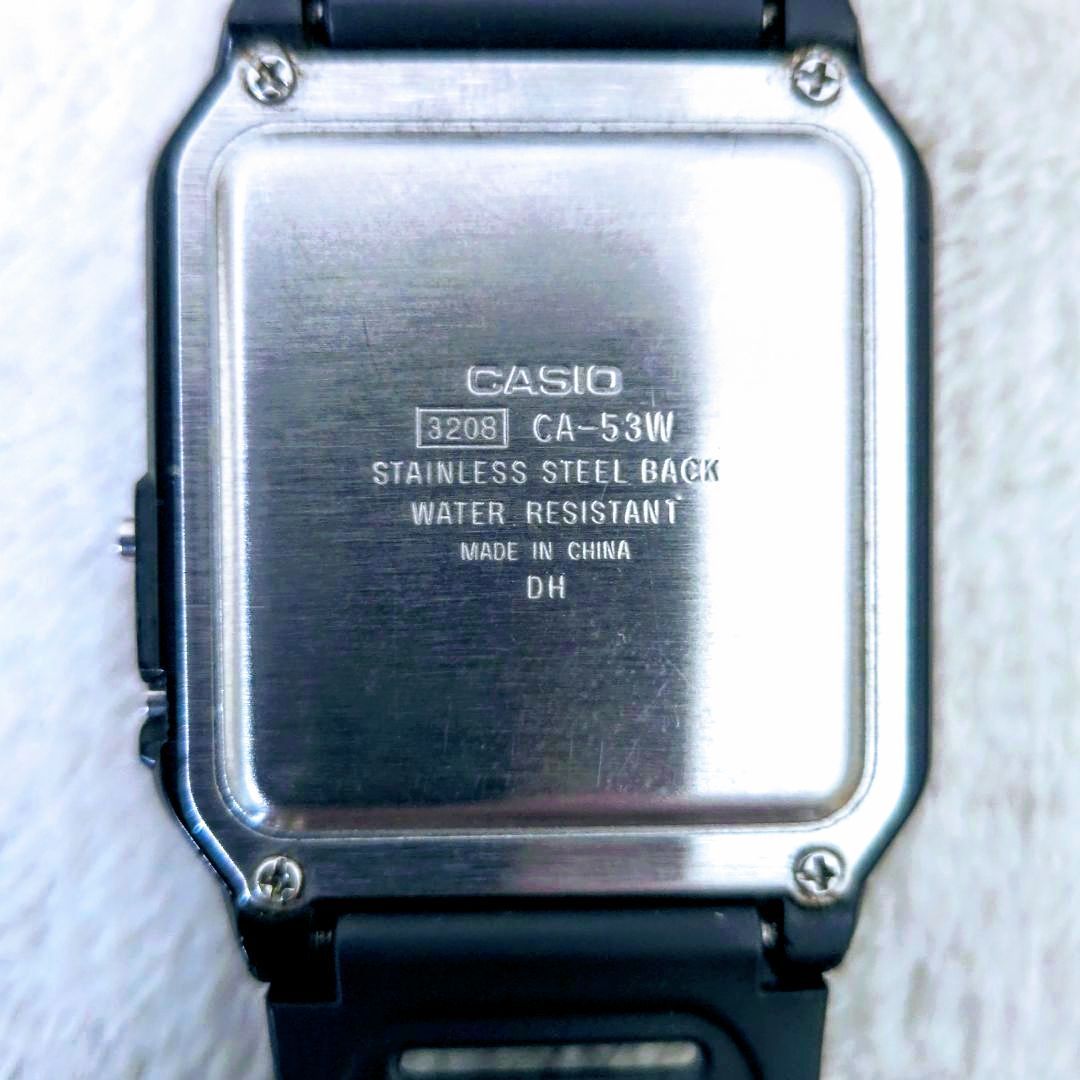 希少・日本製】カシオ データバンク CA-53W 電卓機能付 デジタル腕時計