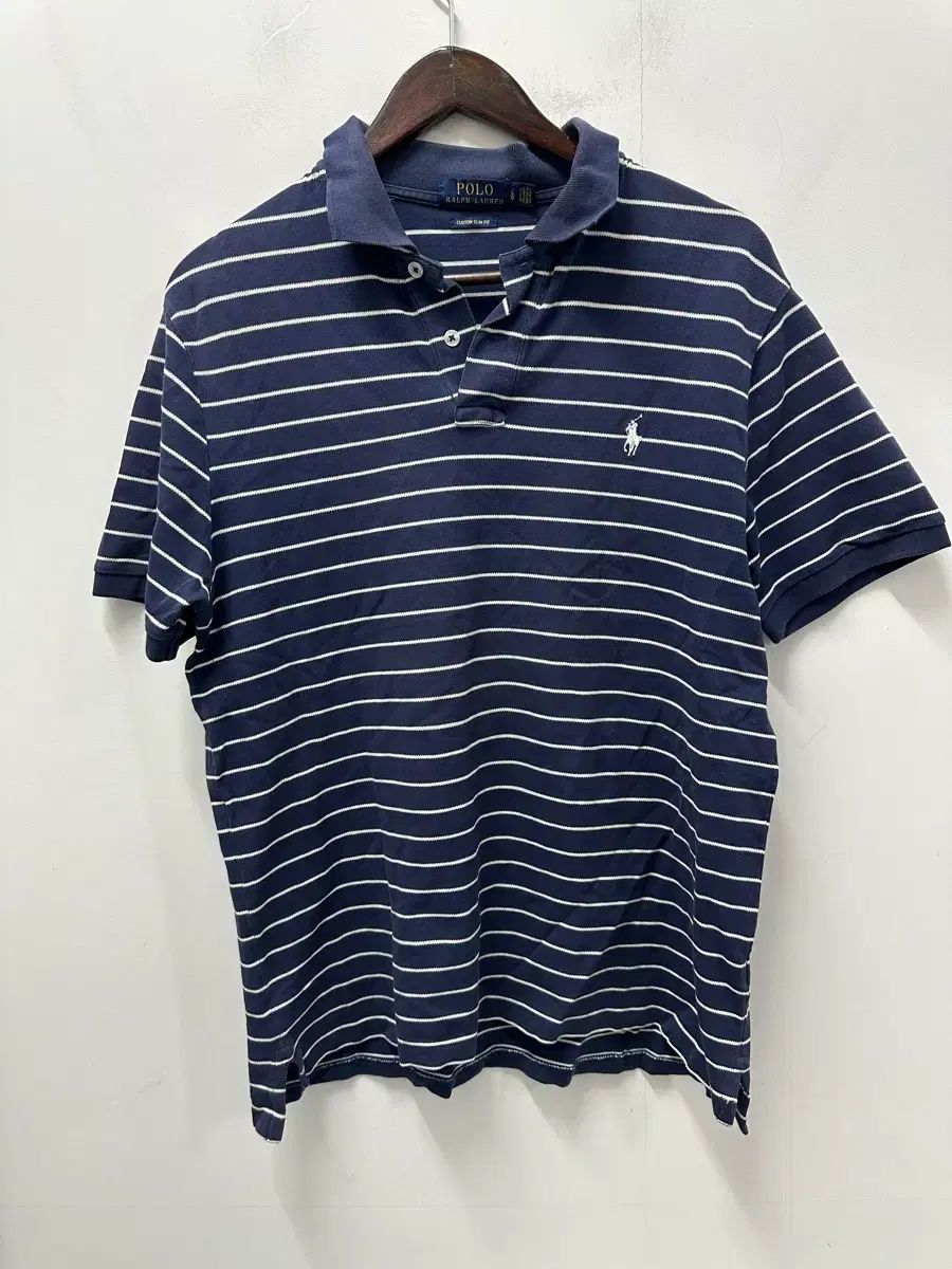アラビアヴィンテージ ポロ ラルフローレン ストライプ 半袖 カラーTシャツ 100