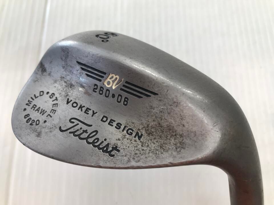タイトリスト　ボーケイ RAWウェッジ　60度　オリジナルスチール　S200フレックス　ウェッジ　中古【最短即日発送】