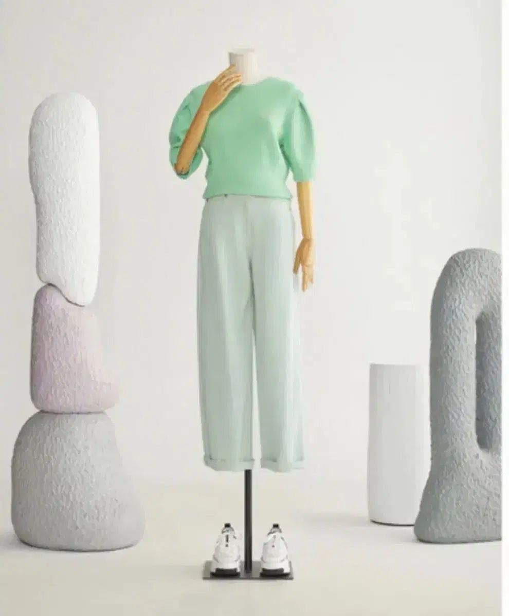 新品/TIME コットン+リネン/イタリア ファブリック テーパードフィット/タグ55