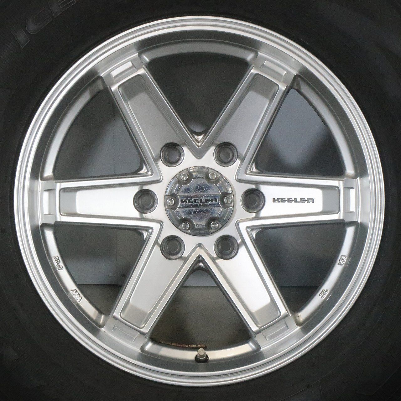プラド ハイラックス サーフ 等に 4本 weds キーラー 17インチ 8J +25 