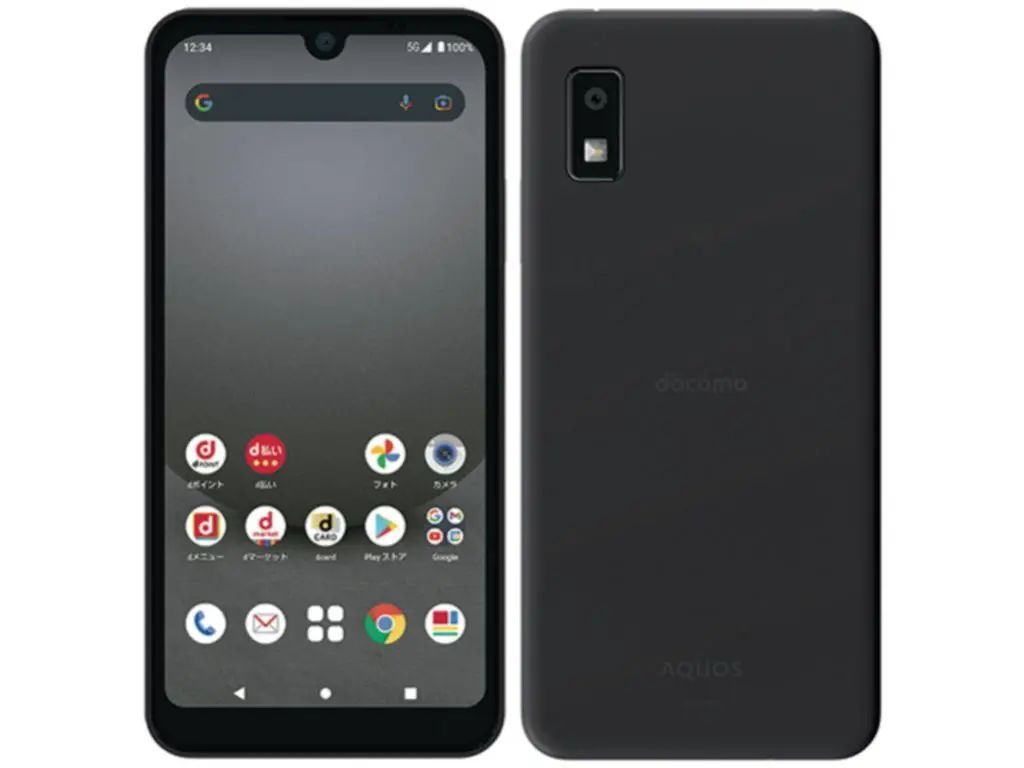【中古】携帯電話 スマートフォン AQUOS wish3 SH-53D 4GB/64GB (docomo/ブラック) [ASH47352]