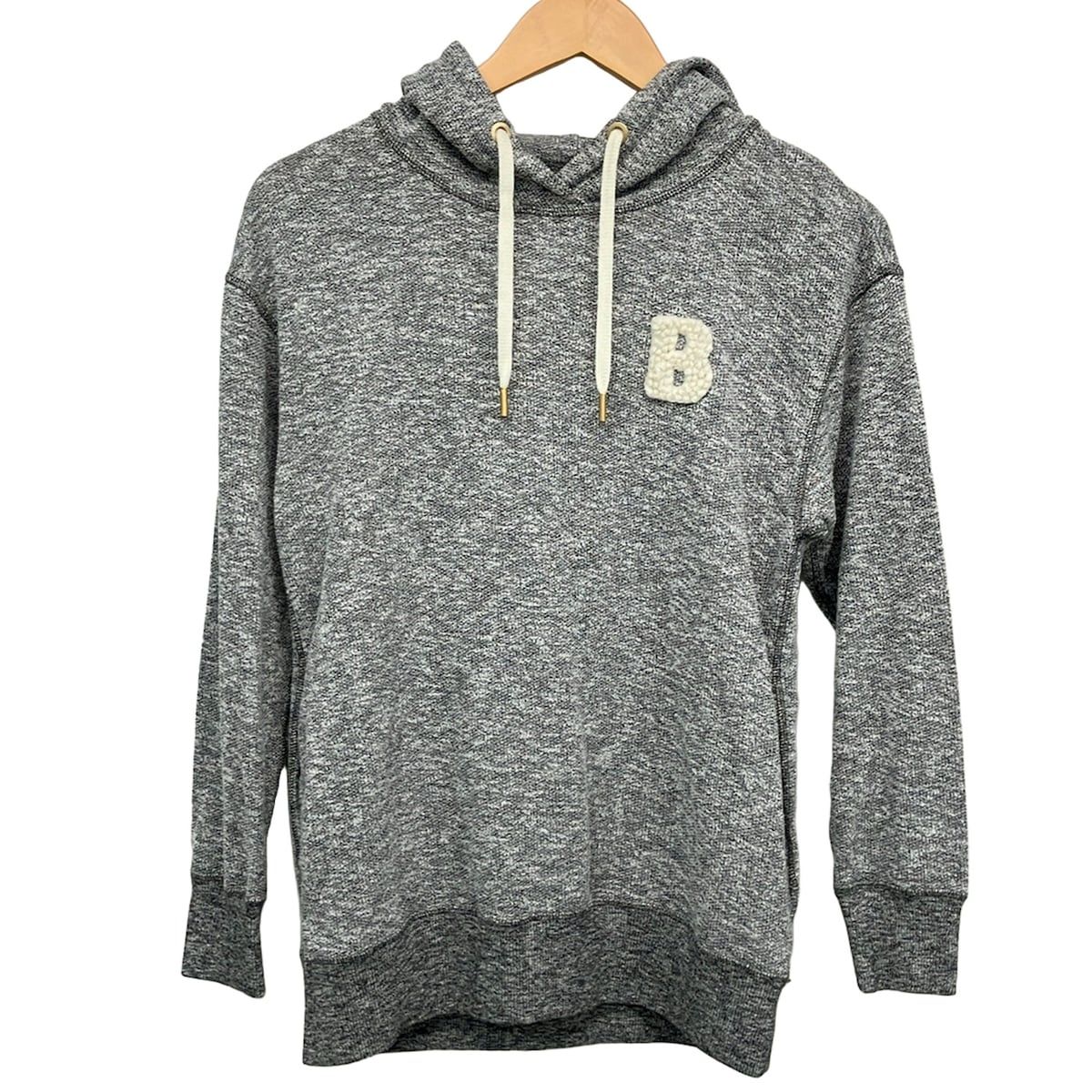Burberry Blue Label(バーバリーブルーレーベル) パーカー サイズ38 M レディース美品 - 黒×白 長袖