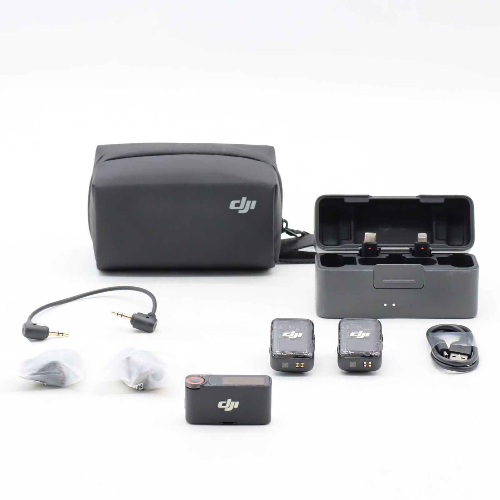 DJI Mic 2（トランスミッター×2 + レシーバー×1 + 充電ケース）｜高