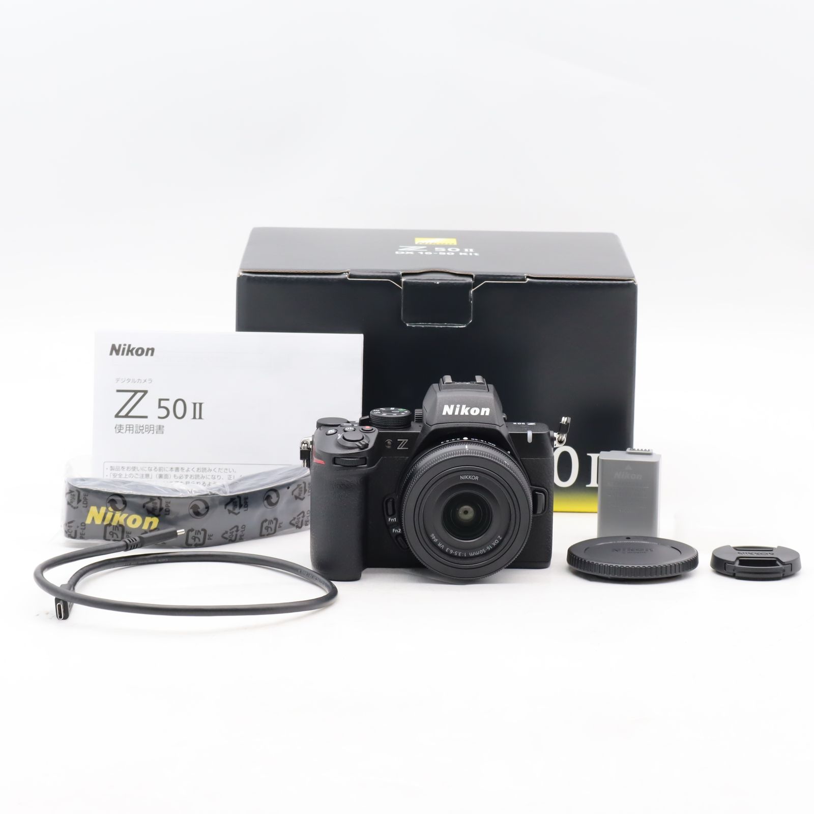 【ショット数150】Nikon Z50II 16-50 VR レンズキット｜APS-C ミラーレス一眼｜標準ズーム付属・手ブレ補正VR・高速AF・軽量コンパクト ニコンZマウント【中古】