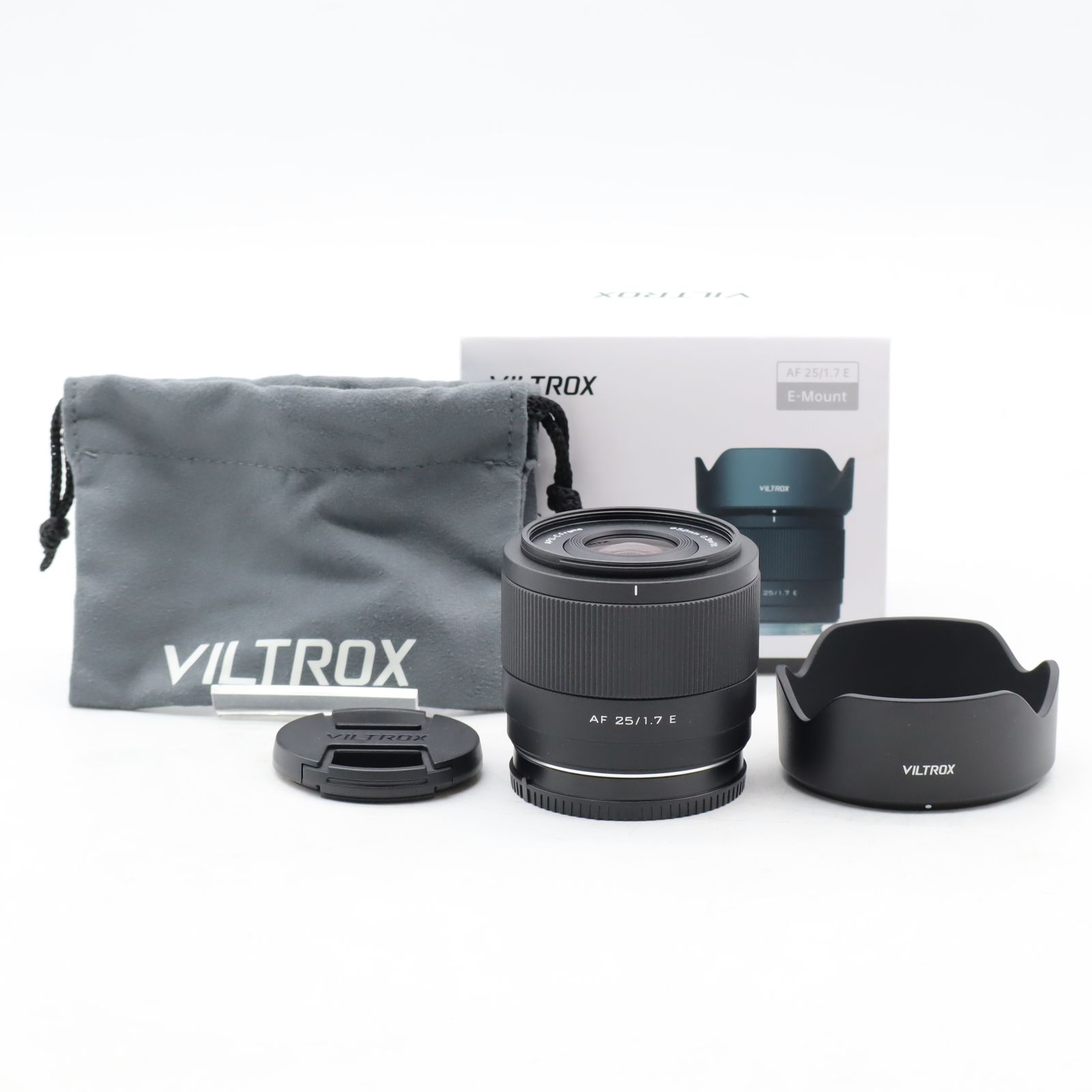 VILTROX AF 25mm F1.7 AIR STM ASPH ED IF ソニーE用｜APS-C対応 単焦点標準レンズ｜大口径F1.7・スナップ向け【中古】