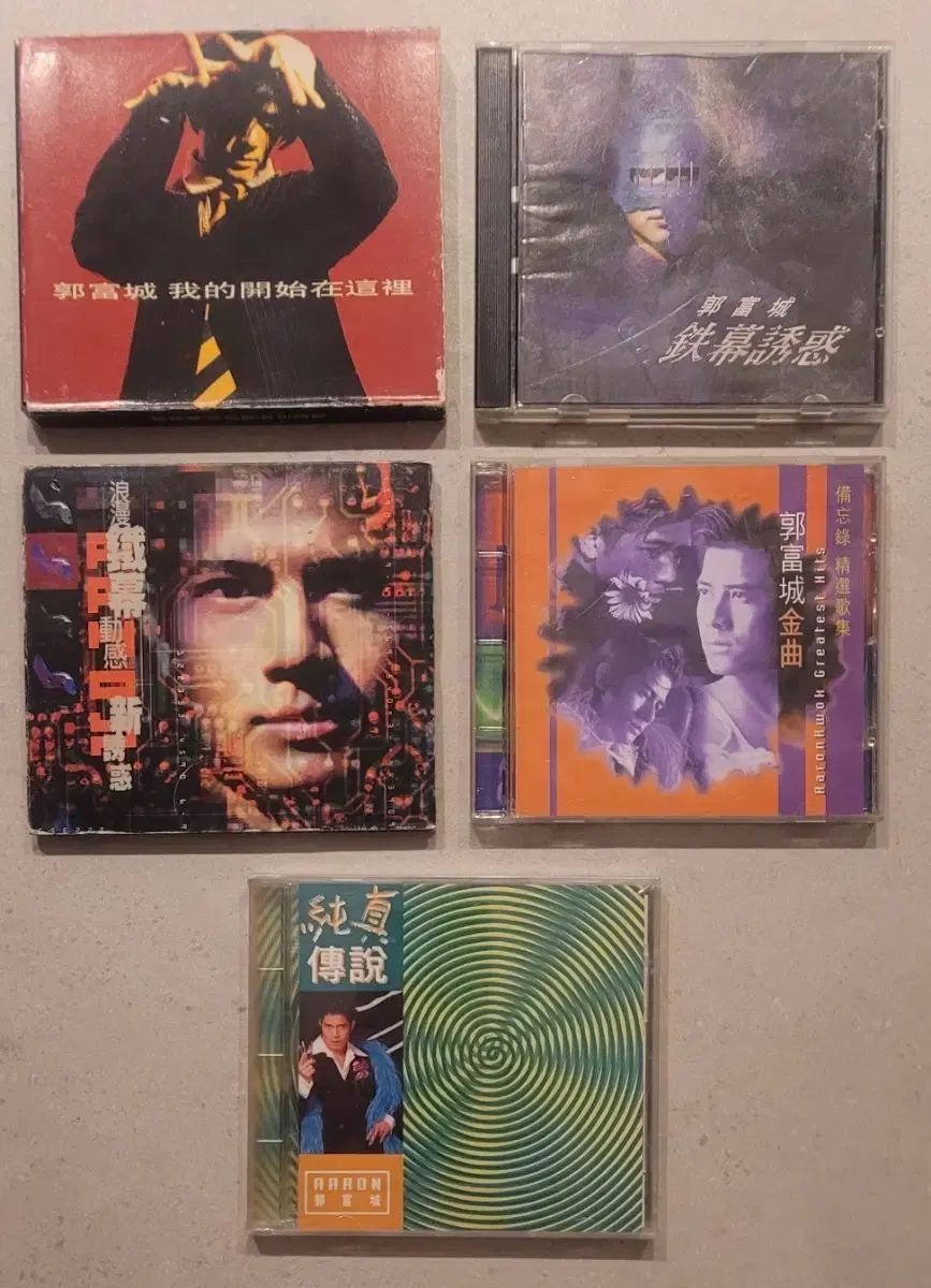 郭富城( Aaron Kwok ） CD 5 腸 まとめ売り