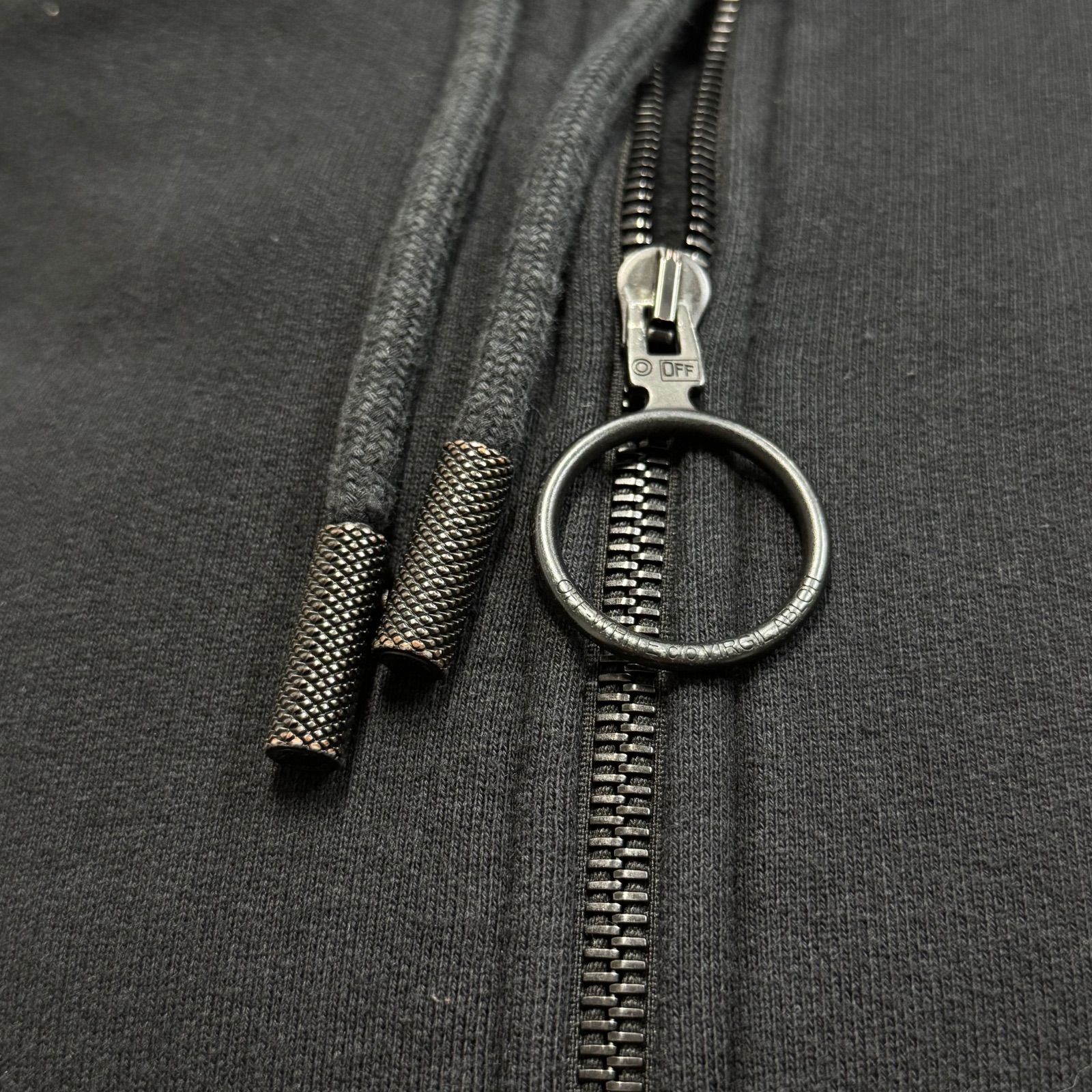 OFF-WHITE 18AW グラデーションバックアロージップパーカー フーディ 