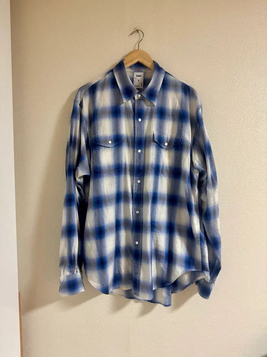 VLNDFLES オンブレ シャツ ブルー サイズ1