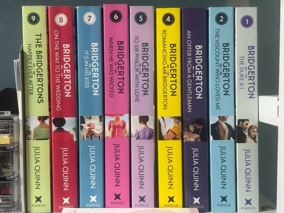 ジュリア・クイーン ブリジャートン シリーズ 小説 原書 全巻 セット(1-9巻)