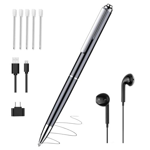 64GB ペン型ボイスレコーダー 小型 ICレコーダー 録音機 長時間録音 常時連続録音35時間 752時間録音保存 ボールペン 小型レコーダー 録音ペン ポケット 音声レコーダー VOR音声検知録音 多機能録音ペン スマホ連動 音声録音 高 7a8117b2