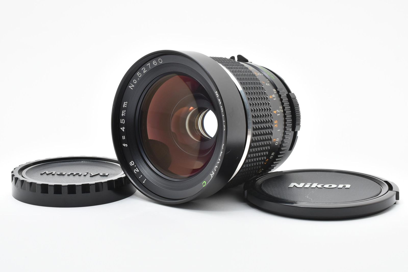 ■美品■マミヤ　Mamiya Sekor C 45mm F2.8 645 【動作確認済】 #9357 F.May.1026