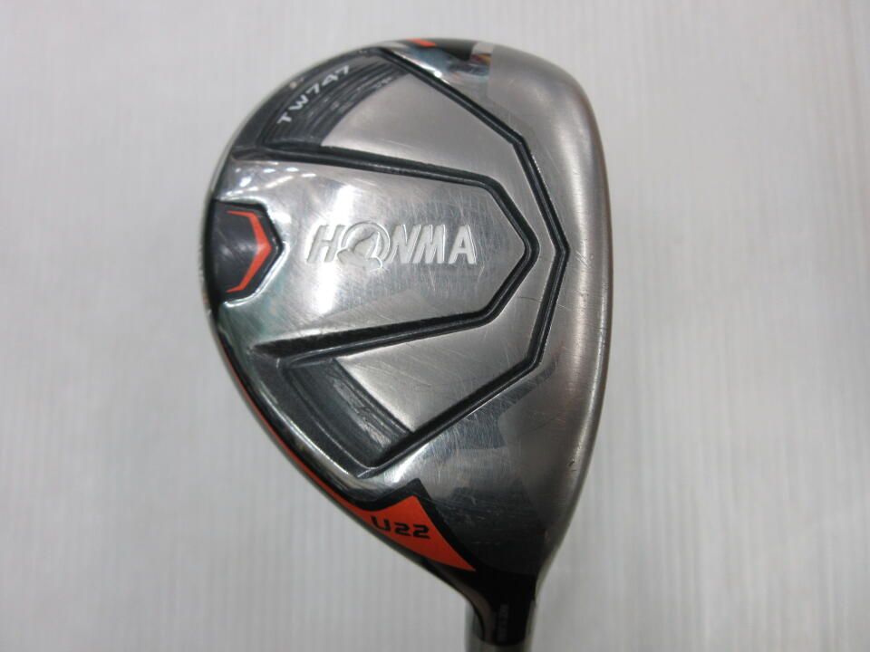 ホンマゴルフ　TOUR WORLD TW747　22度　VIZARD UT-H 9　ユーティリティ　中古　ゴルフドゥ！美里店【最短即日発送】
