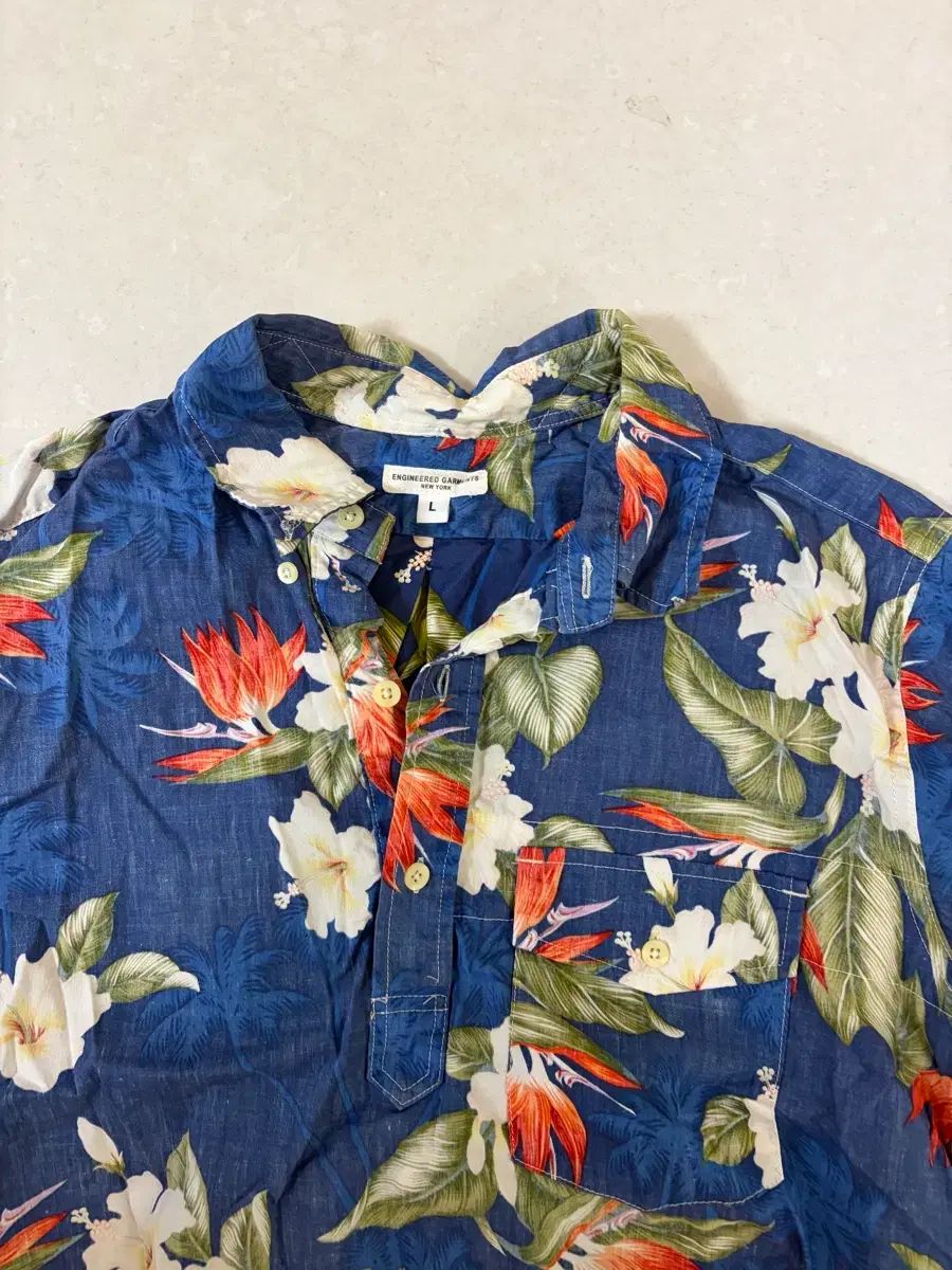 ENGINEERED GARMENTS(エンジニアードガーメンツ) FLO(フロー) シャツ L