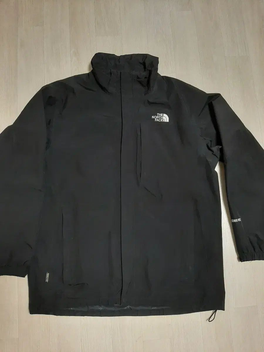 THE NORTH FACE ザノースフェイス ブラック ブラック GORE-TEX ゴアテックス ウィンドブレーカー ジャケット (L)