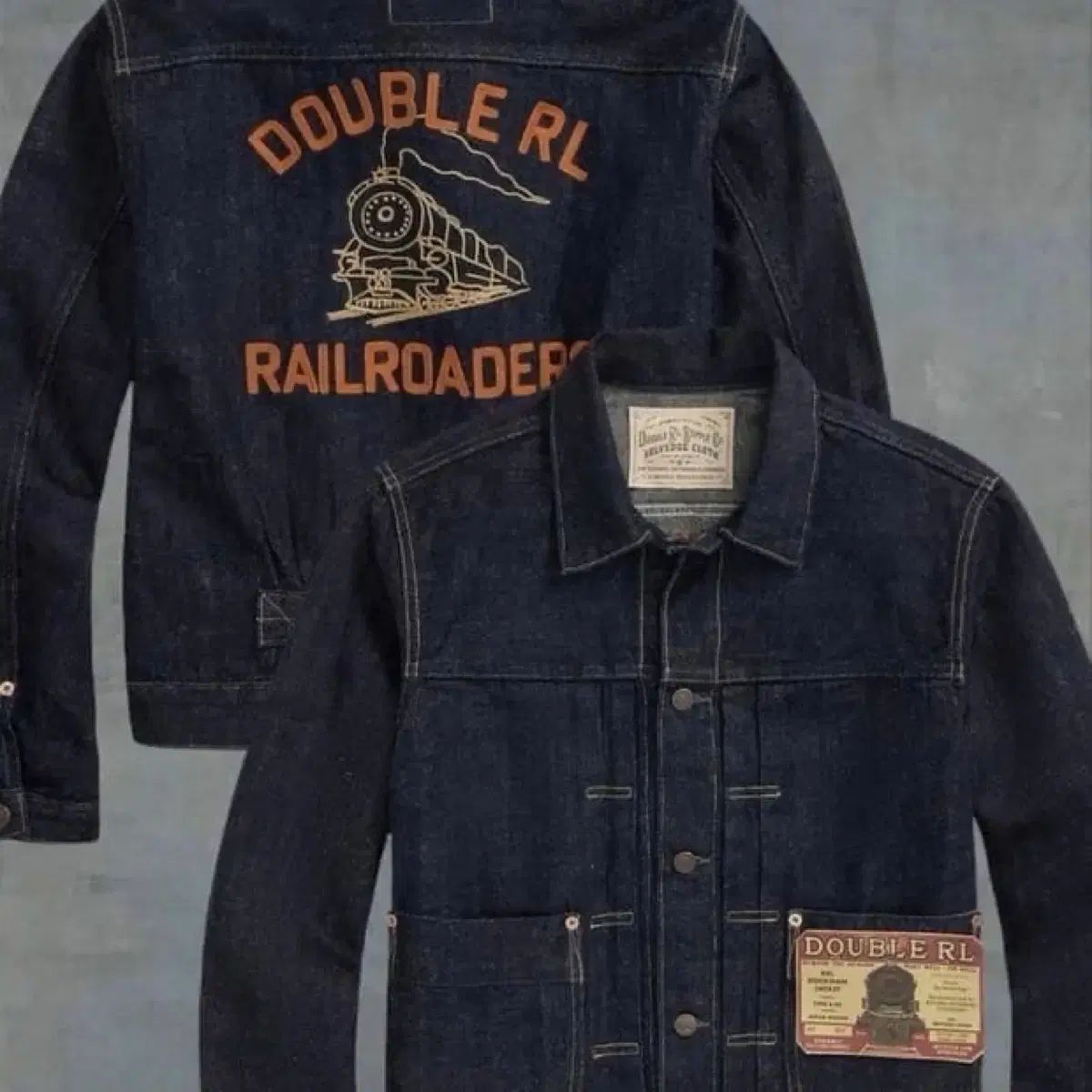 RRL レイルロード エンブロイダリー デニムジャケット M
