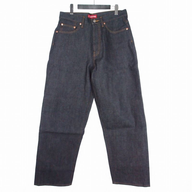シュプリーム SUPREME RIGID BAGGY SELVEDGE JEAN バギーデニム ジーンズ パンツ 30 リジッドインディゴ