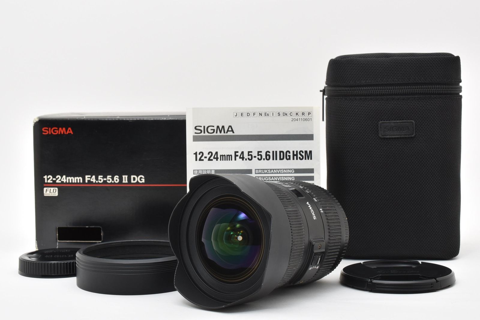 ■美品■シグマ　SIGMA 12-24mm 1:4.5-5.6 Ⅱ DG HSM キャノン 【動作確認済】 #8840 Y.May.1026