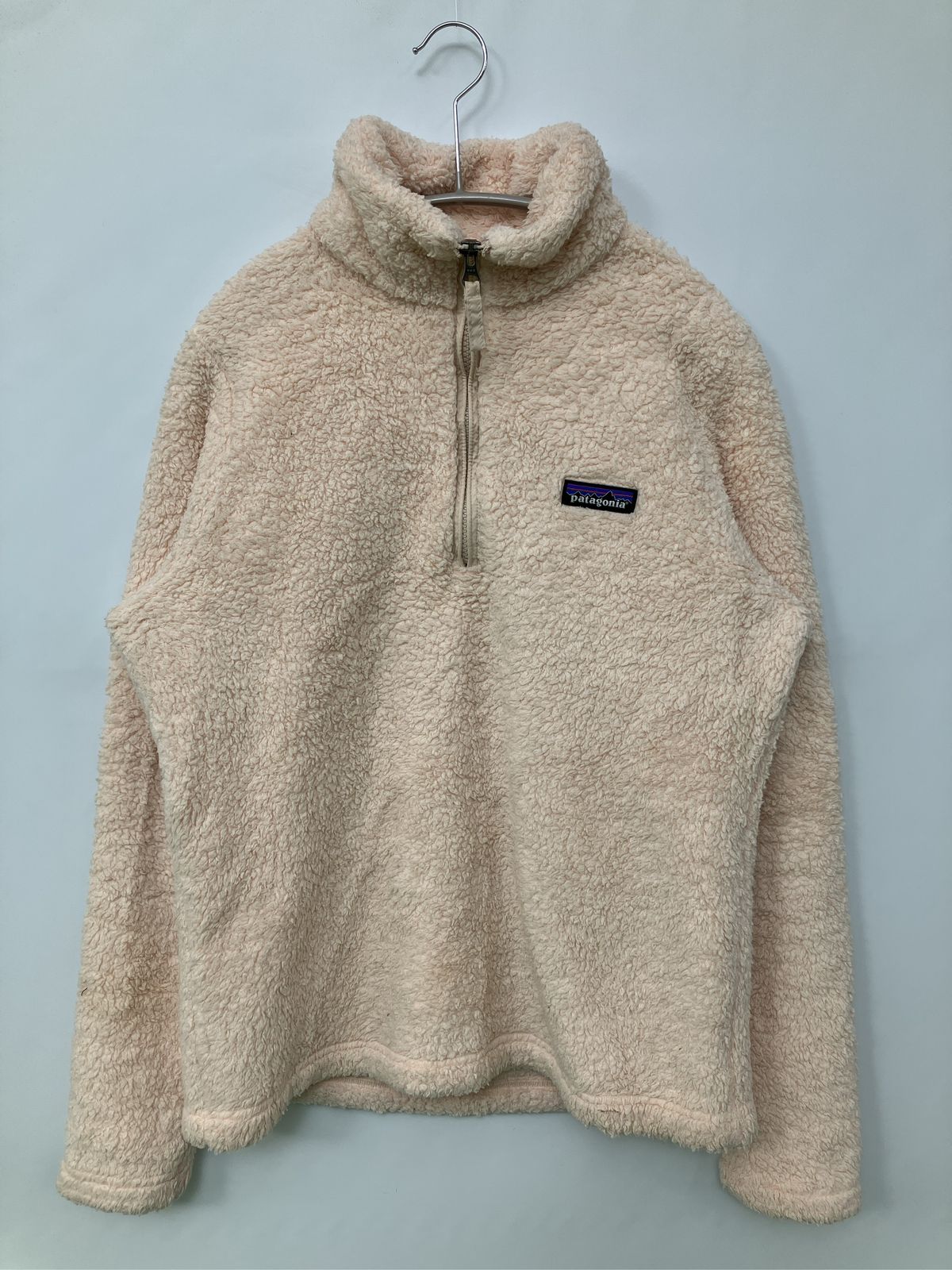 patagonia パタゴニア ブルゾン M ベージュ ボア 無地 ワンポイント 