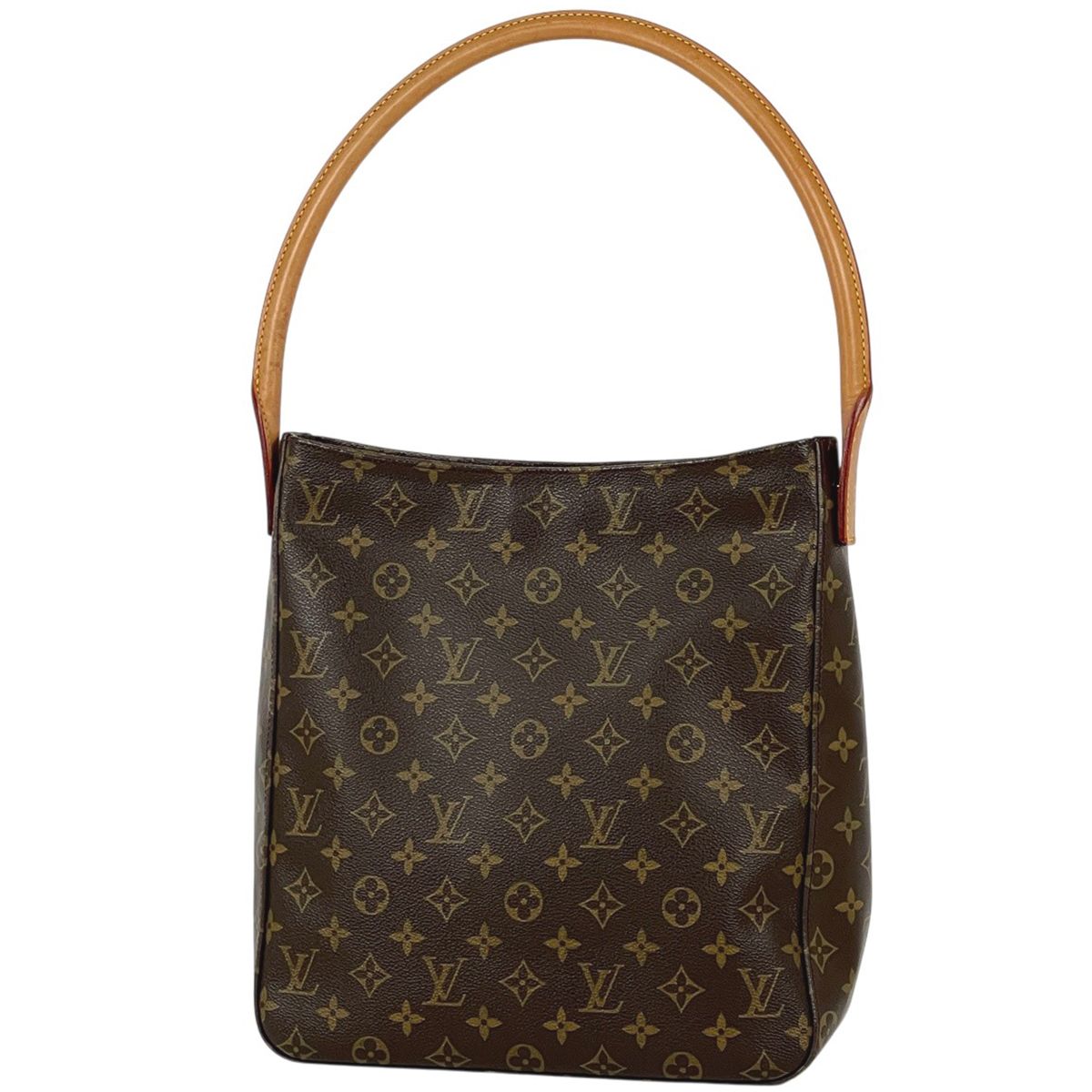 ルイ・ヴィトン Louis Vuitton ルーピングGM ショルダーバッグ モノグラム ブラウン M51145 レディース 【中古】