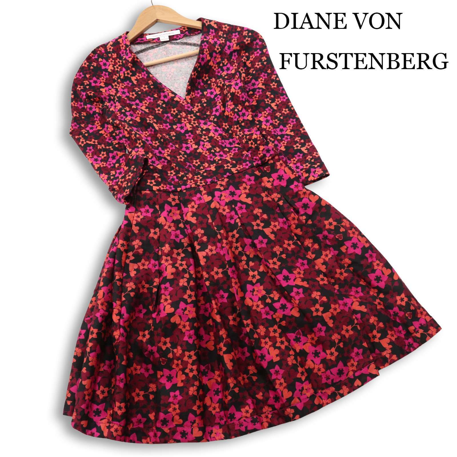 美品】DIANE VON FURSTENBERG ダイアン・フォン・ファステンバーグ 春 