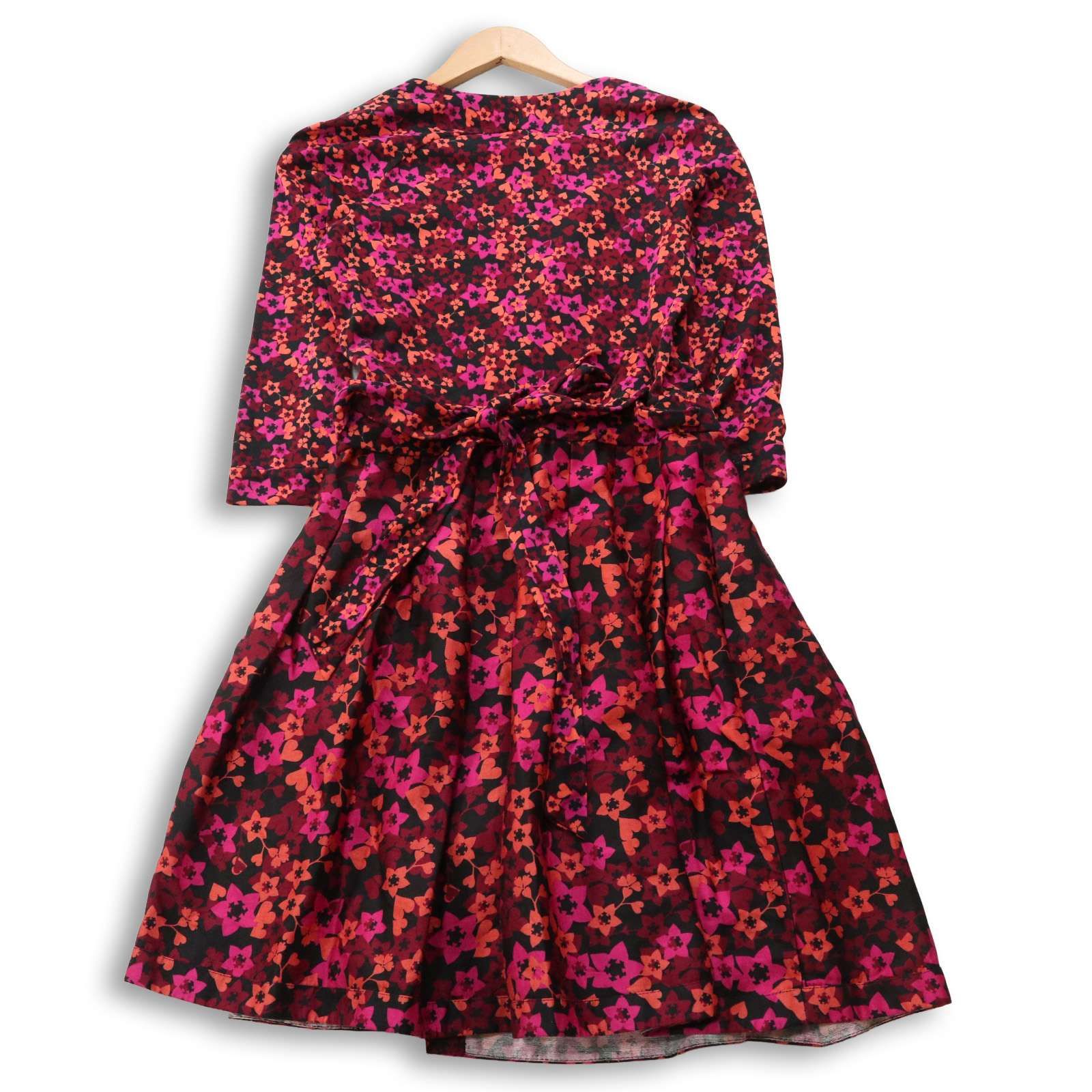 ダイアンフォンファステンバーグ シルクブレンド 総柄 7分袖 シースルー チュニック P レッド系 DIANE VON FURSTENBERG レディース 美品】DIANE VON FURSTENBERG ダイアン・フォン・ファステンバーグ 春