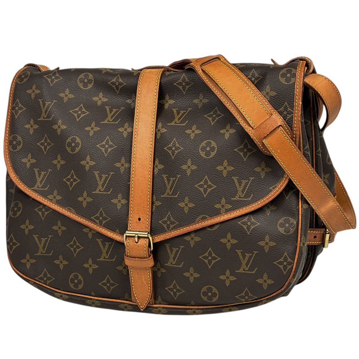 ルイ・ヴィトン Louis Vuitton ソミュール35 斜め掛け ショルダー