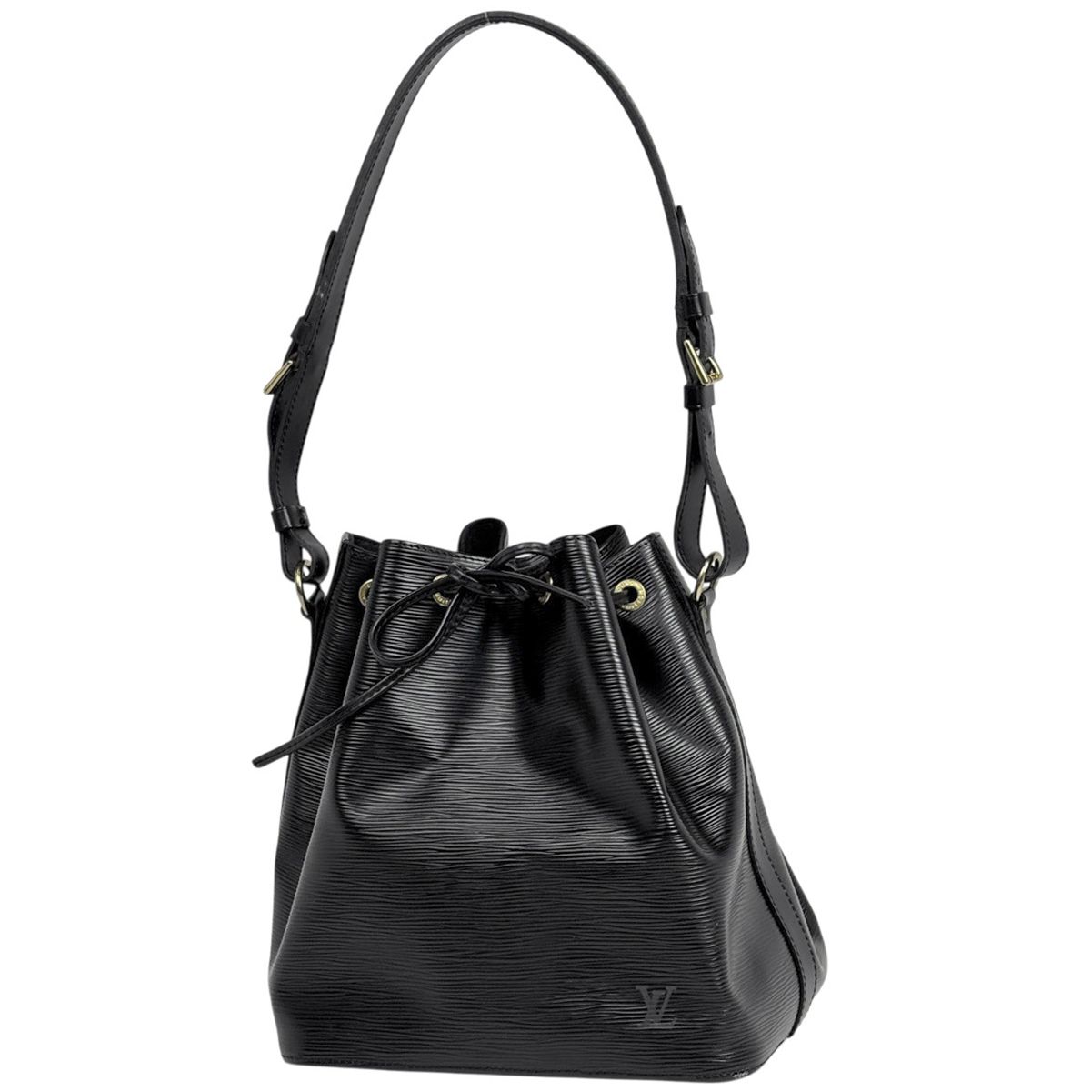 ルイ・ヴィトン Louis Vuitton プチ ノエ ワンショルダー 巾着型 M44102 ショルダーバッグ エピ ノワール(ブラック) M59012 レディース 【中古】