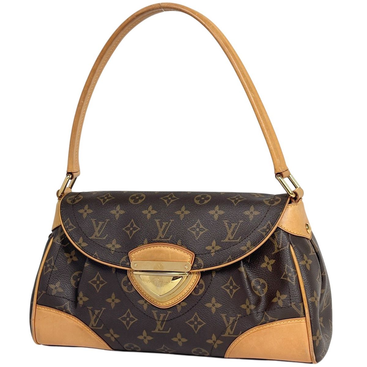 ルイ・ヴィトン Louis Vuitton ビバリーMM ワンショルダー ショルダーバッグ モノグラム ブラウン M40121 レディース 【中古】