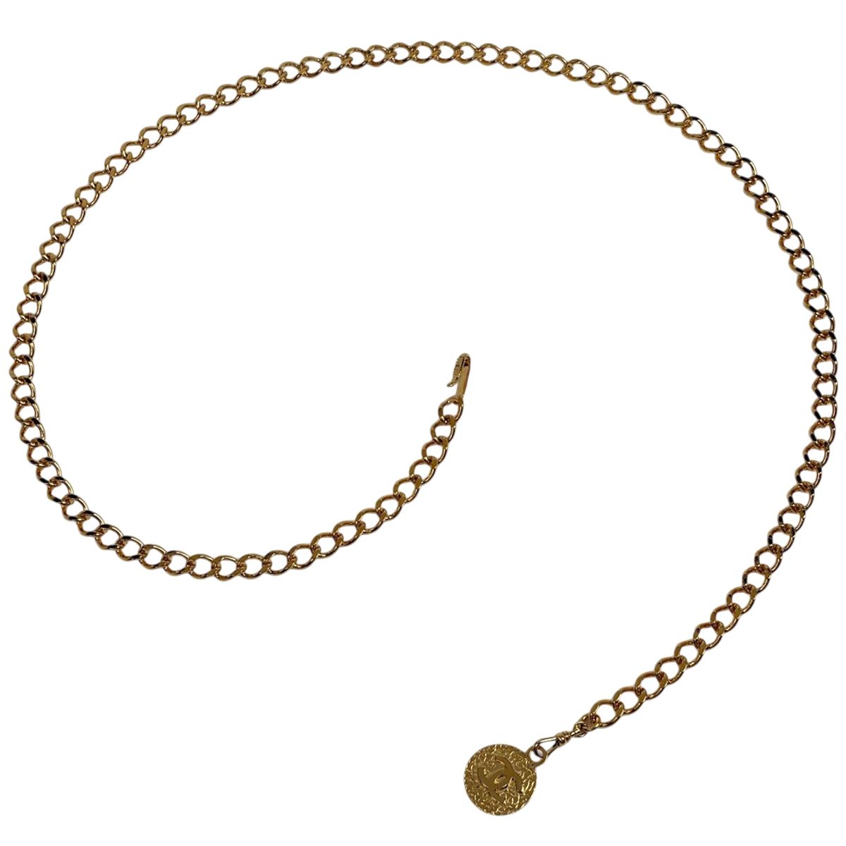 シャネル CHANEL ココマーク チェーンベルト GP ゴールド レディース 【中古】