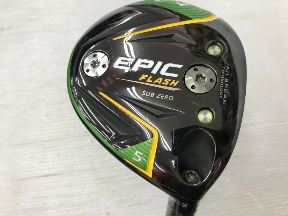 キャロウェイ　EPIC FLASH SUB ZERO　18度　ツアーAD SF-8　Sフレックス　フェアウェイウッド　中古　ゴルフドゥ！大宮丸ヶ崎店【最短即日発送】