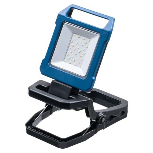 サンワダイレクト ワークライト LED 作業灯 1000ルーメン 充電式 マグネット クリップ 明るさ2段階調整/角度調整可能 防水対応 屋外 800-LED076ts 9cf65634