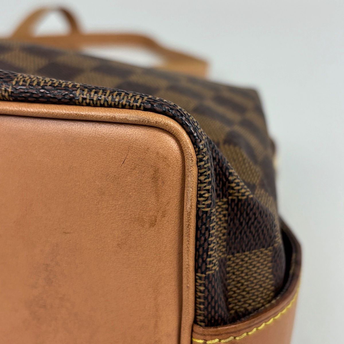 ルイヴィトン LOUIS VUITTON コロンビーヌ N99037  ダミエ トートバッグ 肩掛け 100周年記念 カバン バッグ ショルダーバッグ ダミエキャンバス エベヌ ブラウン ルイヴィトン N99037 ダミエ コロンビーヌ 100周年限定 トートバッグ