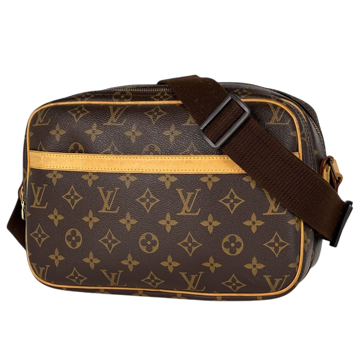 ルイ・ヴィトン Louis Vuitton リポーターPM 斜め掛け ショルダーバッグ モノグラム ブラウン M45254 レディース 【中古】