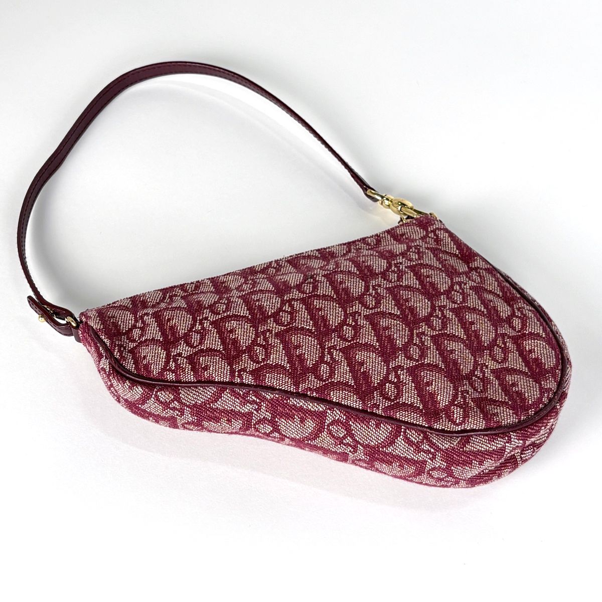 良品『USED』Christian Dior【クリスチャンディオール】 トロッター サドルバッグ ショルダーバッグ キャンバス レディース 良品『USED』Christian Dior【クリスチャンディオール】 トロッター