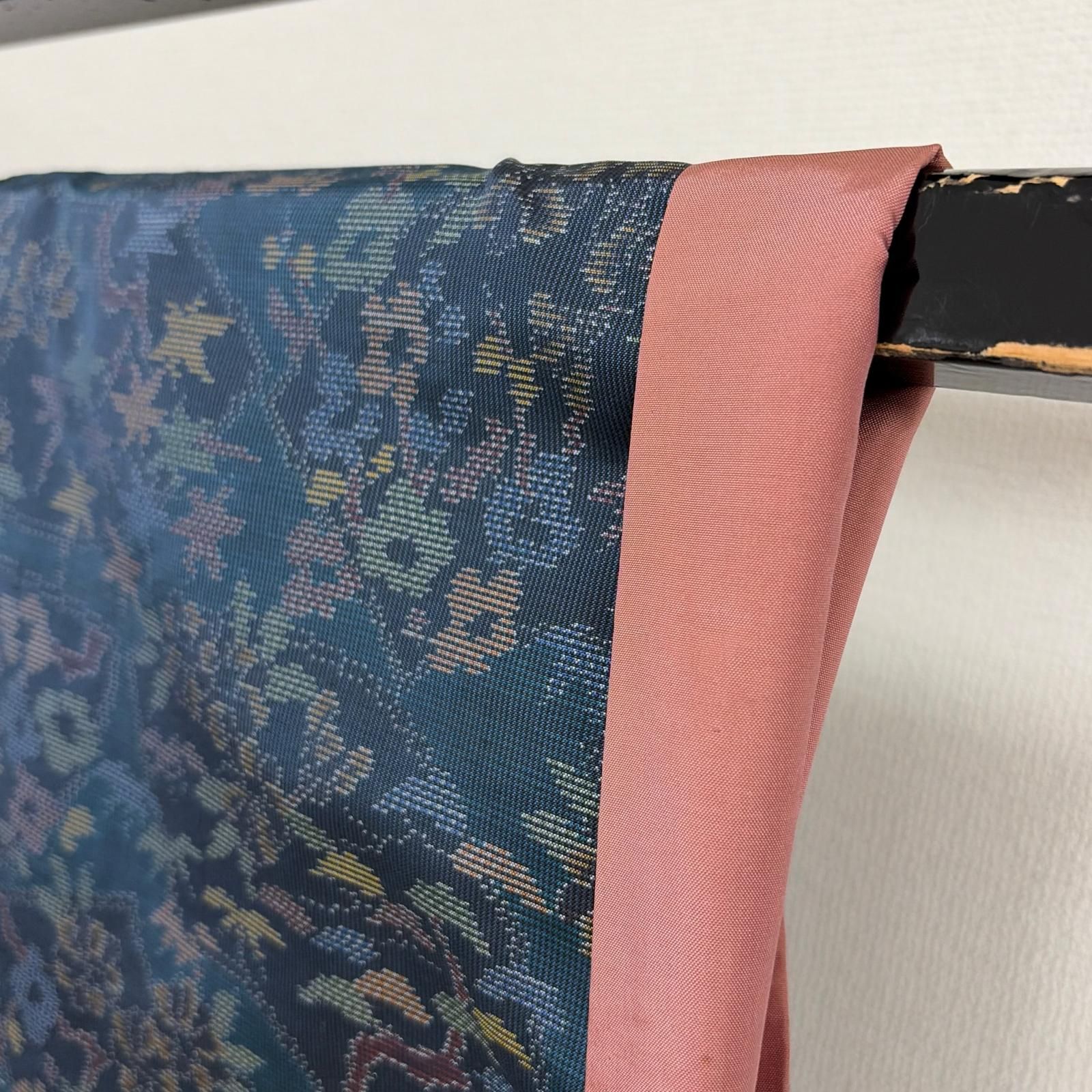 本場大島紬 正絹 泥染め 花草絣 袷 着物 MK-7703 - メルカリ