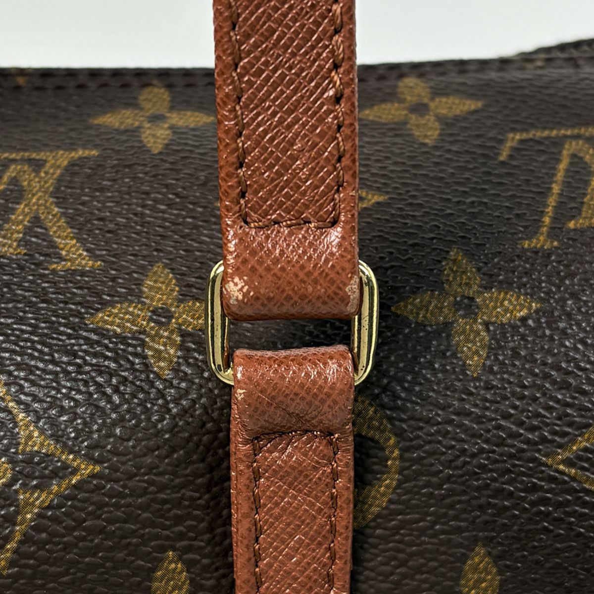 ルイ・ヴィトン Louis Vuitton パピヨン30 バレルバッグ 筒型 旧旧型 