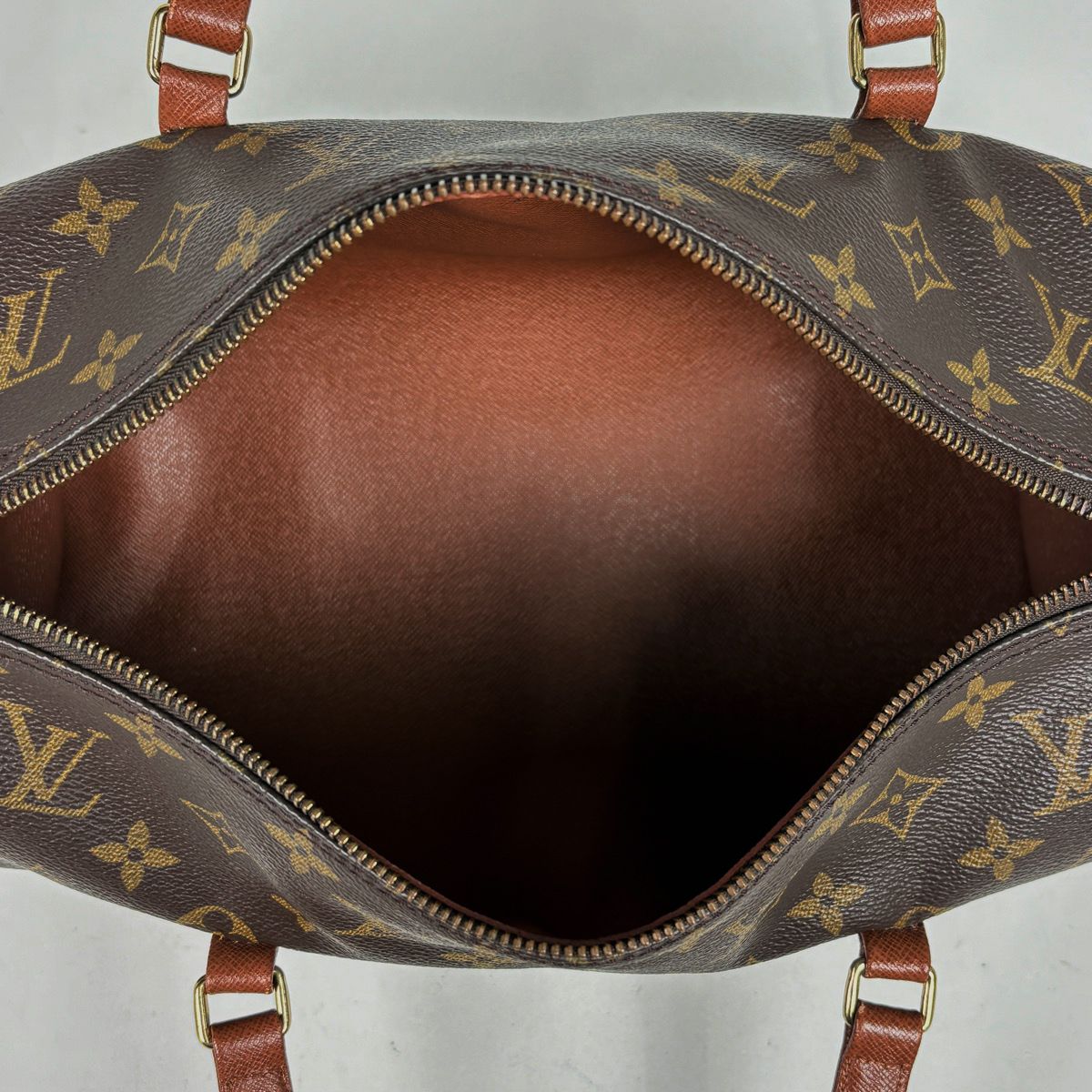 ルイ・ヴィトン Louis Vuitton パピヨン30 バレルバッグ 筒型 旧旧型