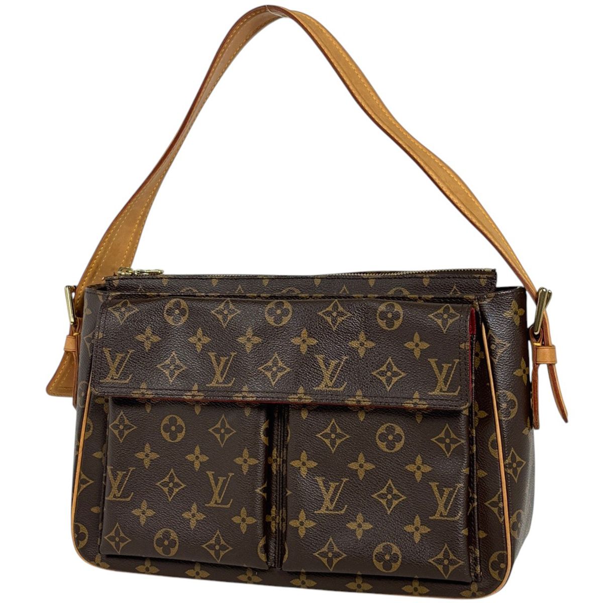 ルイ・ヴィトン Louis Vuitton ヴィバ シテGM ワンショルダー ショルダーバッグ モノグラム ブラウン M51163 レディース 【中古】