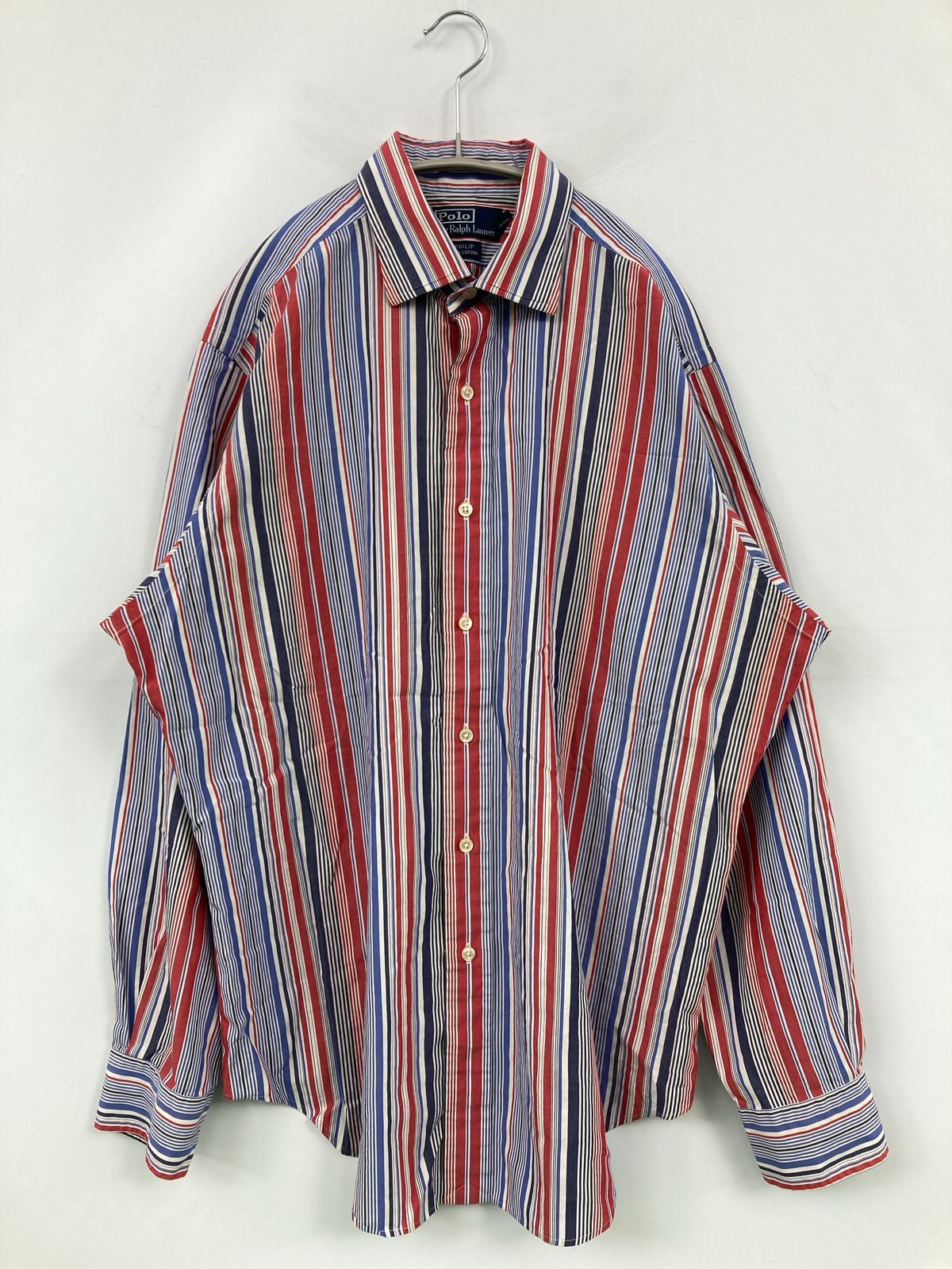 Polo by Ralph Lauren ポロバイラルフローレン シャツ/ブラウス 16 34/35 その他 コットン ストライプ柄 ロング丈 長袖 レギュラーカラー