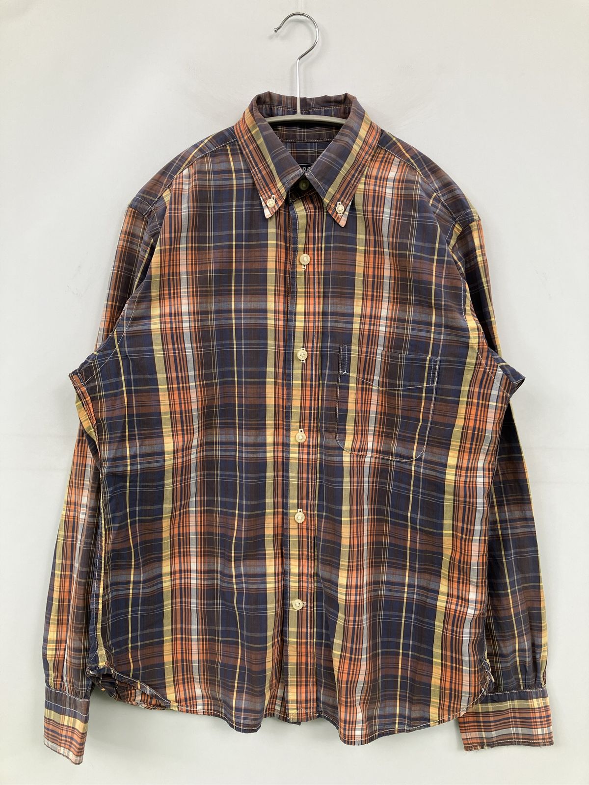 SUGAR CANE ＆CO シャツ/ブラウス MEDIUM その他 ボタンダウン 長袖 チェック柄 ブランドロゴ コットン
