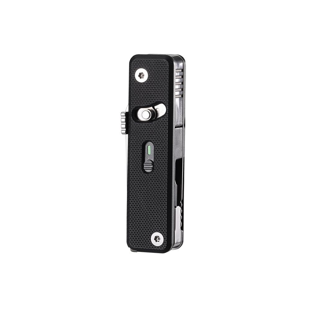 ROXON S504G Mini Flex Companion 7 in 1 マルチツールEDCポケットナイフ（G10ハンドル、ボックスカッター、ショートシープフットブレード、ショートシザーズ、ボトル＆缶切り、4mmビット、ピンセット、爪楊枝付きkk
