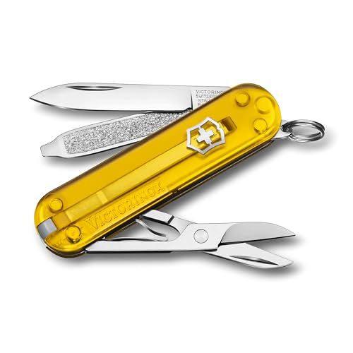 VICTORINOX(ビクトリノックス) クラシック SD クラシックカラーズ 全20色 スイス・アーミーナイフ 多機能 ナイ 防災グッズフ アウトドア キャンプ はさみ マイナスドライバー付き つめやすり 7機能を搭載したスイス製マルチツール 小型 コンkk